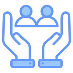 Childcare Blue Icon
