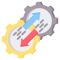 Transition Flat Icon