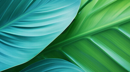 Exotic leaves background

