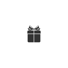 Gift box icon design template illustration isolated