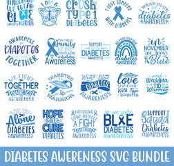 Diabetes Awareness Svg Bundle