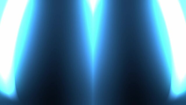 blauer synchron bewegter leuchtender Lichtschweif, Energie, Power, Internet, Netzwerk, Streaming, Datentransfer, FTTH, schnell, schwarz