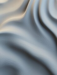 Obraz premium Pumice Stone Creative Abstract Wavy Texture. Flowing Digital Art Decoration. Abstract Realistic Surface Vertical Background. Ai Generated Vibrant Curly Pattern.