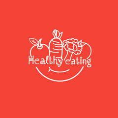 "healthy eating" brand logo design