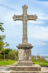 Fototapeta na wymiar Archiloa cross in Saint-Jean-de-Luz, France