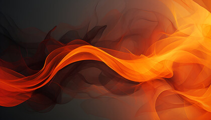 Abstract Flow Burnt Orange Background