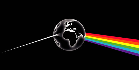 Dark side of the earth
