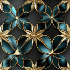 Arabesque template texture of Gilded Elegance (Tile)
