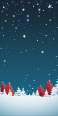 blue winter christmas background wallpaper gift card