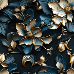 Arabesque template texture of Gilded Elegance (Tile)