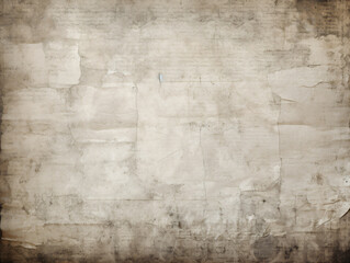 Fototapeta premium Grunge Old Vintage Newspaper paper aged texture background,yellow color retro distress paper