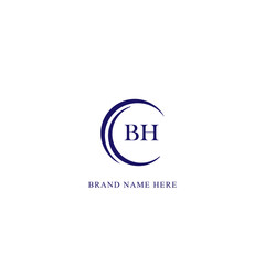 BH logo. B H design. White BH letter. BH, B H letter logo design. Initial letter BH linked circle uppercase monogram logo. B H letter logo vector design. 