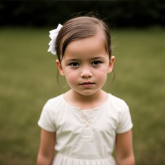 Portrait of a little girl