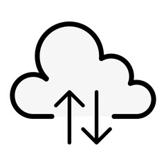 Cloud computing icon