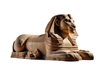Foto op Canvas Sphinx of Egypt on transparent background PNG © I LOVE PNG