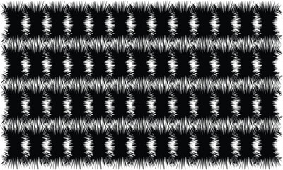 Black paint brush strokes vector seamless pattern background. Brush strokes vector seamless pattern background. Woven seamless pattern, texture of weaving fabric background