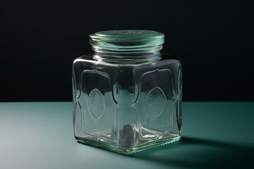 glass container. Generative AI