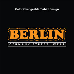 Berlin Germany Street Wear  t-shirt Design