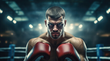 About the sport of professional boxing, Heavy Bag Workout: A boxer strikes a heavy bag with power and precision, demonstrating their strength and training regimen