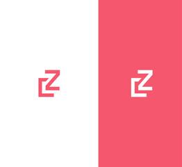 ZC, CZ letter logo - obrazy, fototapety, plakaty