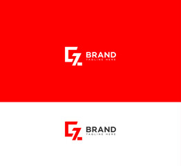 ZG, GZ letter logo