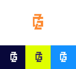 ZG, GZ letter logo