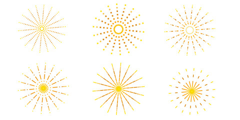 fireworks illustration for celebration. simple & modern for new year celebration vector elements