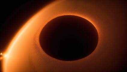 A Black Hole In The Center Of A Black Hole