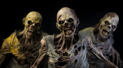 widerliche Zombies - obrazy, fototapety, plakaty