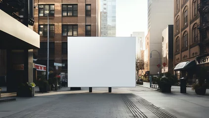 Foto op Aluminium Big billboard in the city © progressman