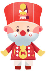 Nut cracker toy christmas decoration