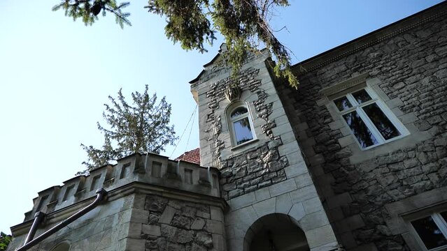 Old European architecture. Very beautiful old European architecture of the cozy tourist city