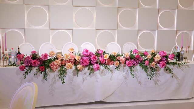 wedding bouquet on a table