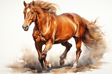 Obraz premium horse in winter