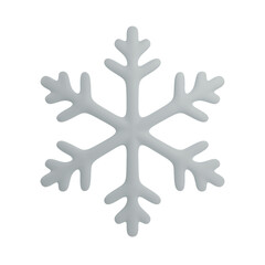 snowflake 3d illustrations,christmas icon