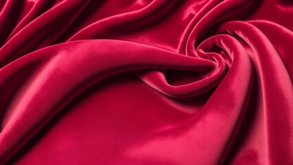 Fototapeta premium A Red Fabric
