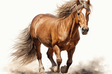 Obraz premium horse isolated on white
