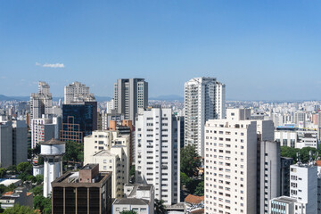 View of city S&atilde;o Paulo from the top