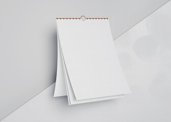potrait wall calendar suitable for calendar design presentation