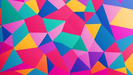 Colorful Abstract Background With Triangles