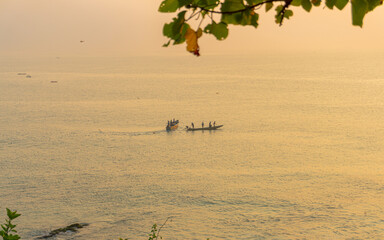 Sunrise, Tenneti Beach, Tennetti Beach, Visakhapatnam, Andhra Pradesh, India, Asia