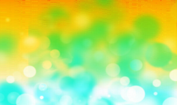 Yellow, green bokeh background with blank space for Your text or image, usable for social media, story, banner, poster, Ads, events, party, celebration, and various design works