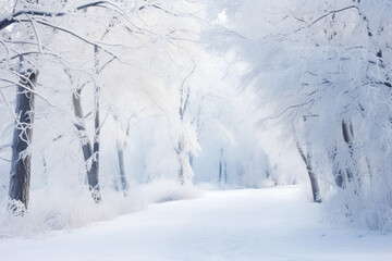 Obraz premium Winter Wonderland Walk