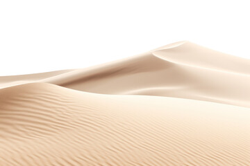Dunas del desierto en fondo transparente.