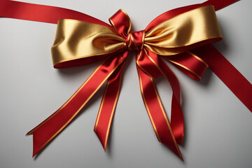 Golden Ribbon Delight: Festive Gift Box Decoration for Christmas, Birthdays, and Holidays