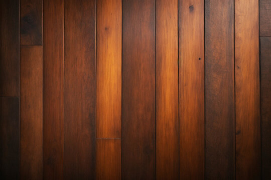 Wood Texture Background With Vertical Stipes With Dark Brown Color