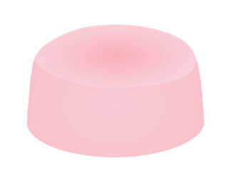 Pink  muslim hat. vector illustration