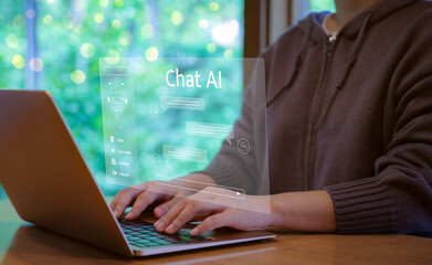 Ai, Artificial Intelligence technology concept. AI ChatGPT conversational, Prompt generator, chat...