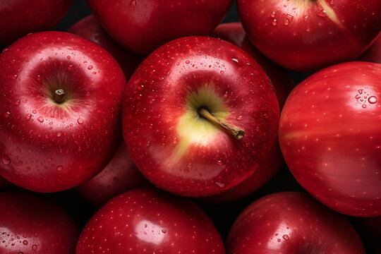 red apples background