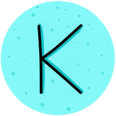 alphabet letter K